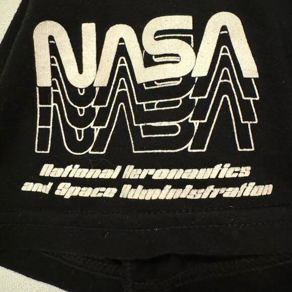 NASA Space Shuttle Discovery T-Shirt XL Black Graphic Tee Astronaut Space Logo - Picture 5 of 9